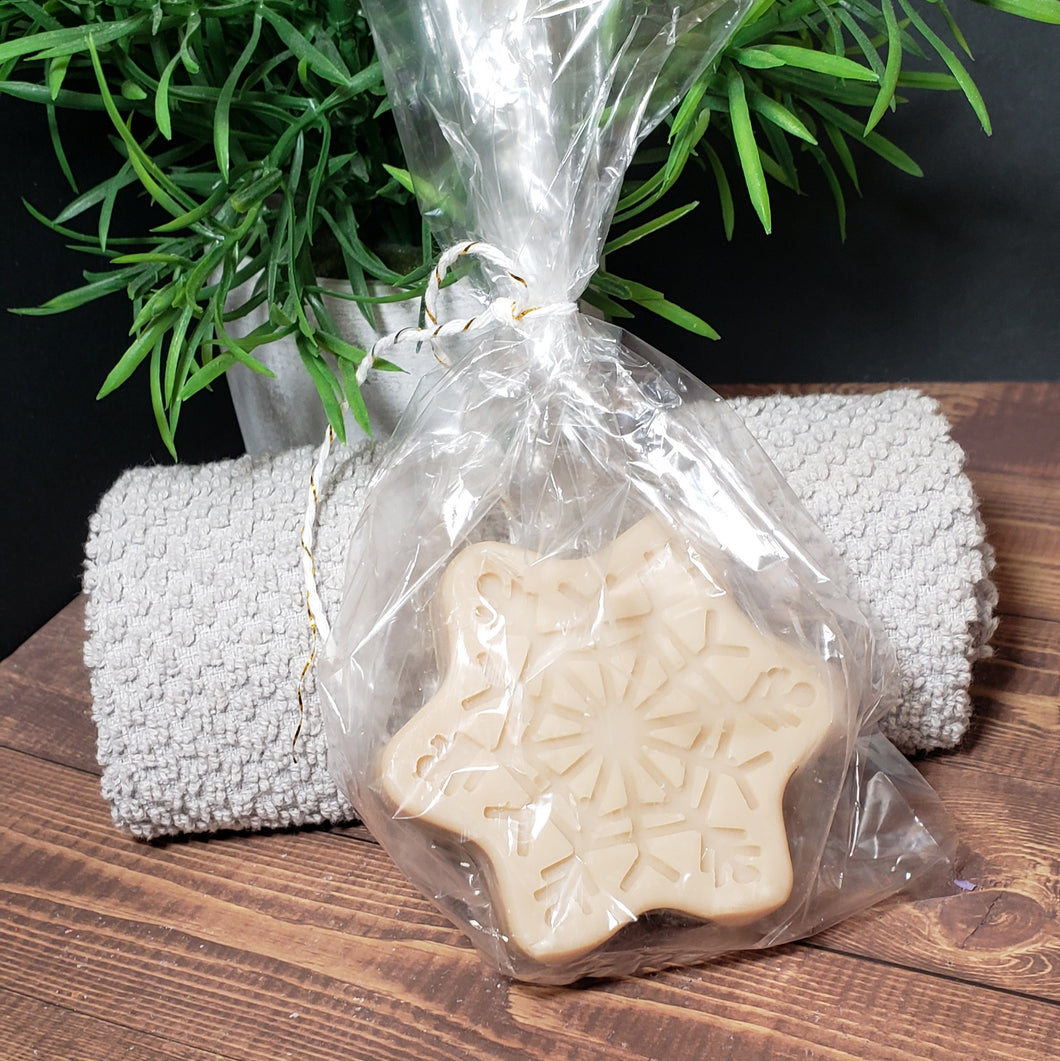Snowflake soap