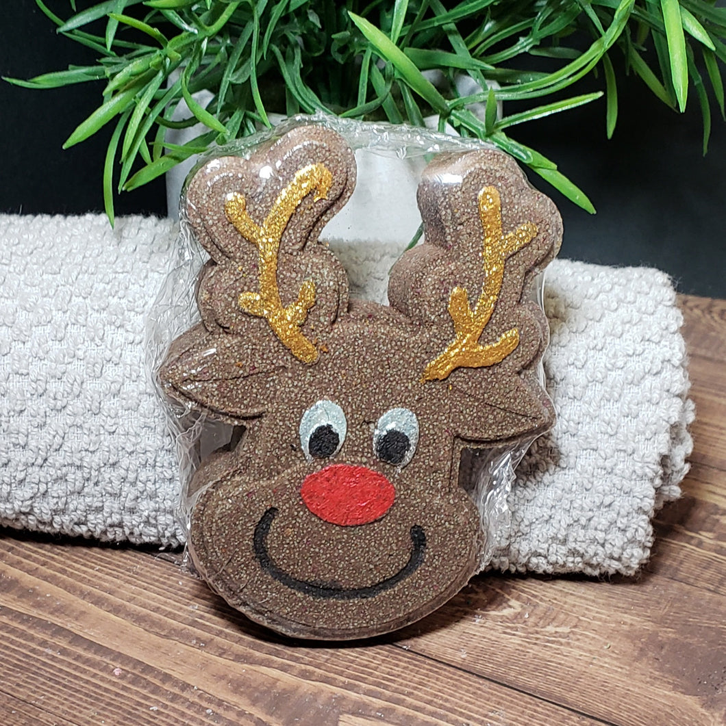 Reindeer bath bomb